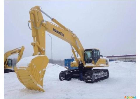 Гусеничный экскаватор Komatsu PC400.